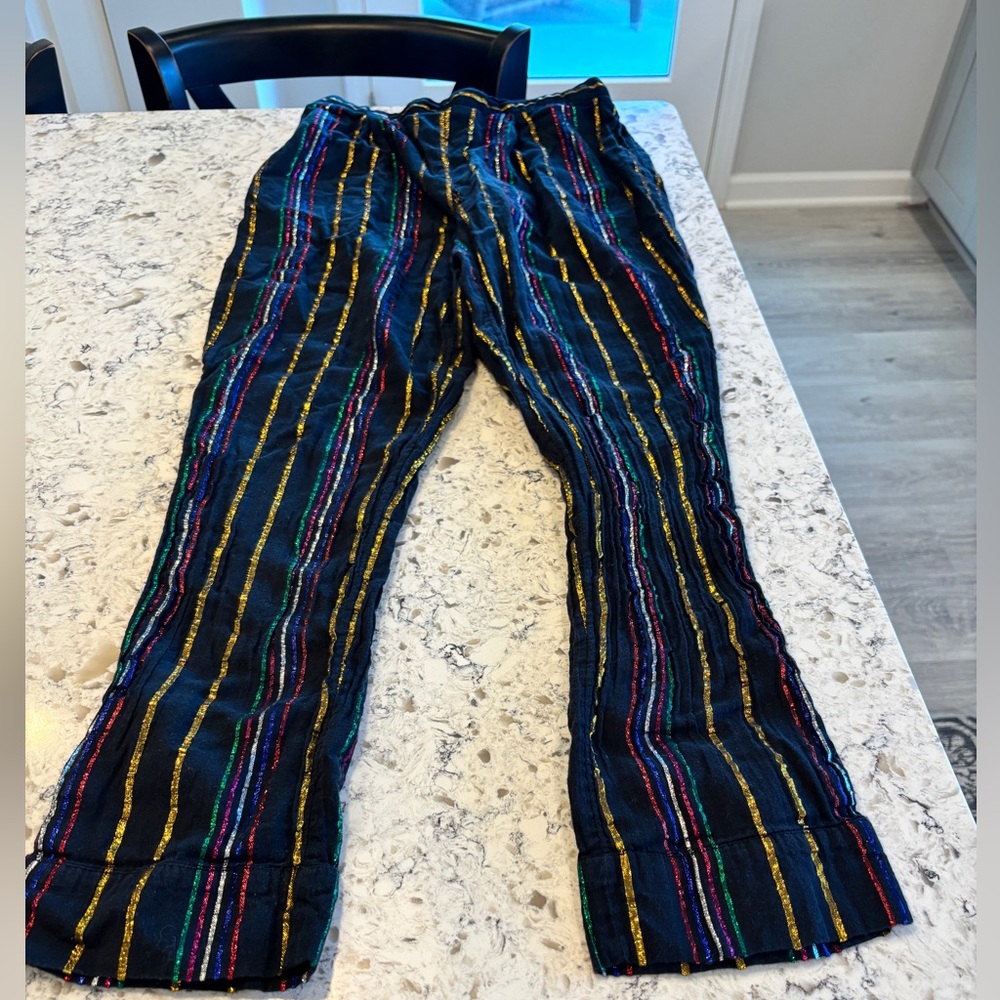 FARM Rio Black Pants with Colorful Stripes